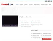 Tablet Screenshot of chinesehour.com